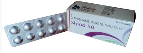 Cefpodoxime Proxetil Tablets Manufacturer Supplier Wholesale Exporter Importer Buyer Trader Retailer in Dhanera Gujarat India